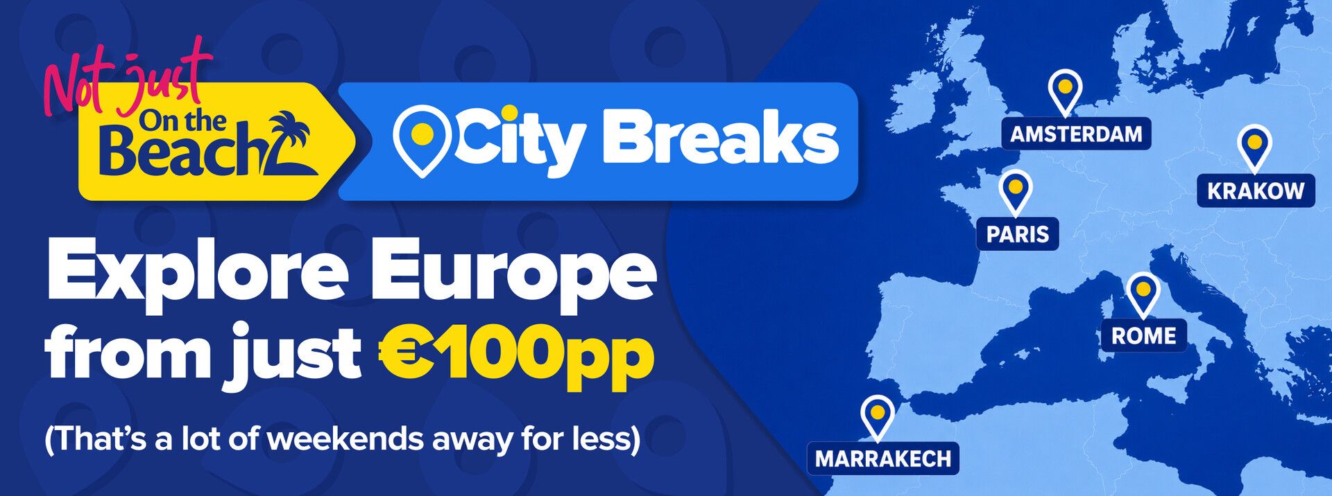 City Breaks IE Mobile/Homepage Banner