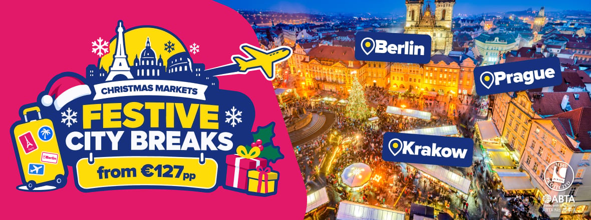 Christmas City Breaks Homepage Banner (IE) - Mobile 14/09/2026