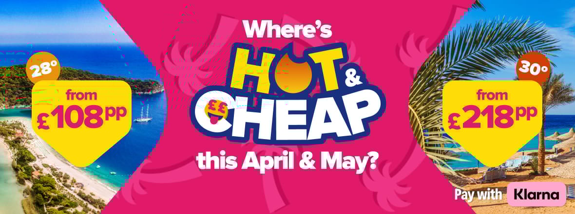 Where's Hot and Cheap April and May Mobile Banner 31/03/2026