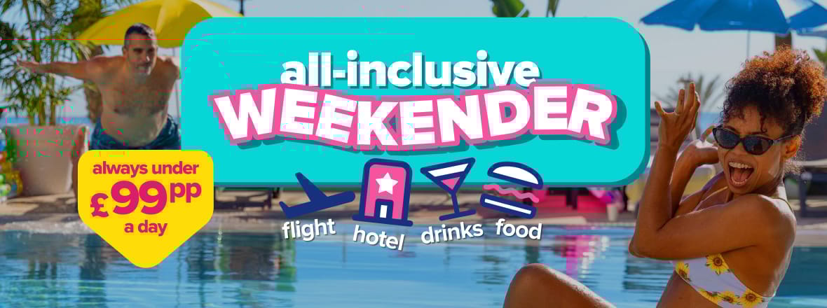 All-Inclusive Weekender Homepage Banner Mobile - 02/04