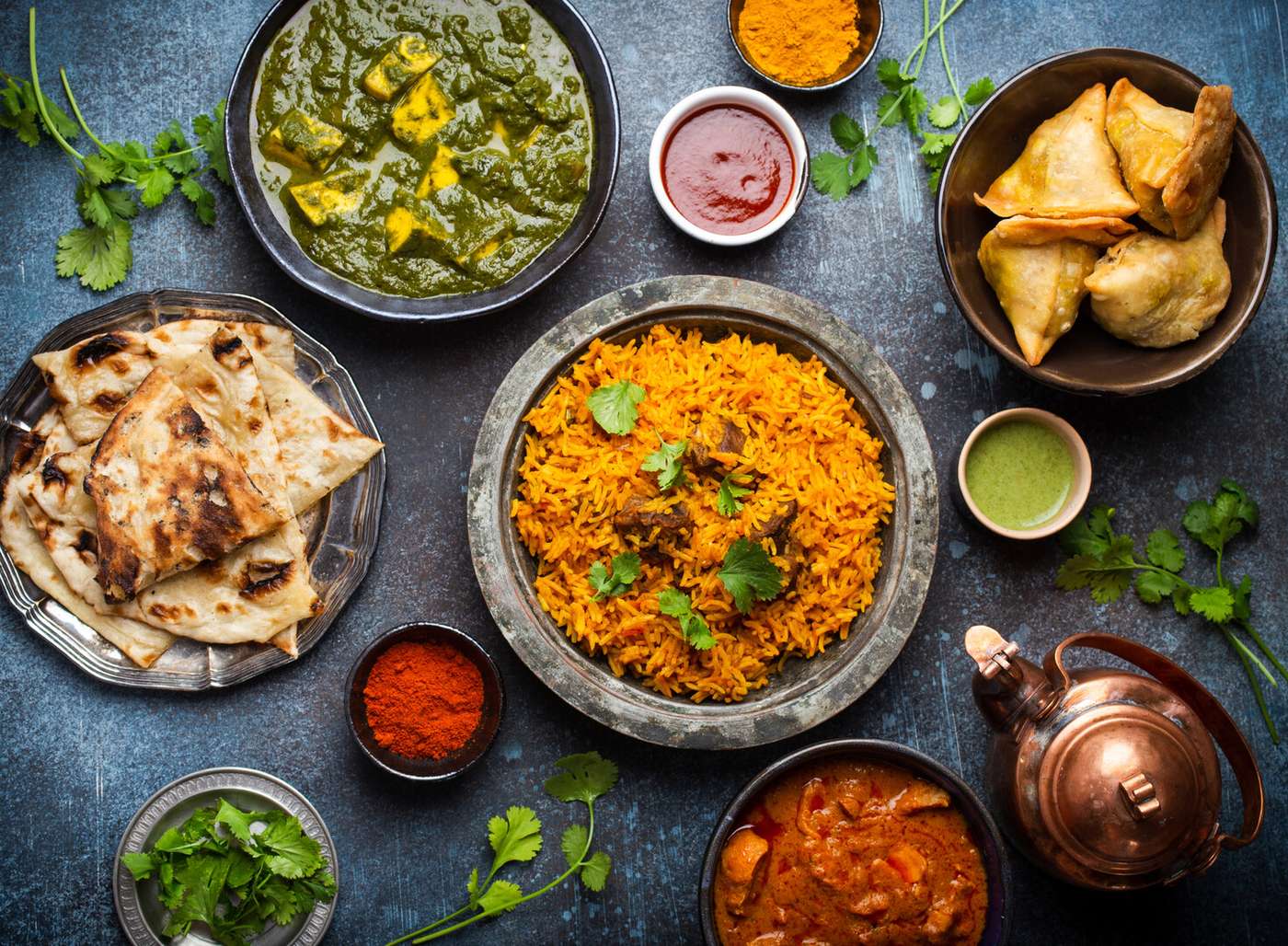Traditional Indian dishes