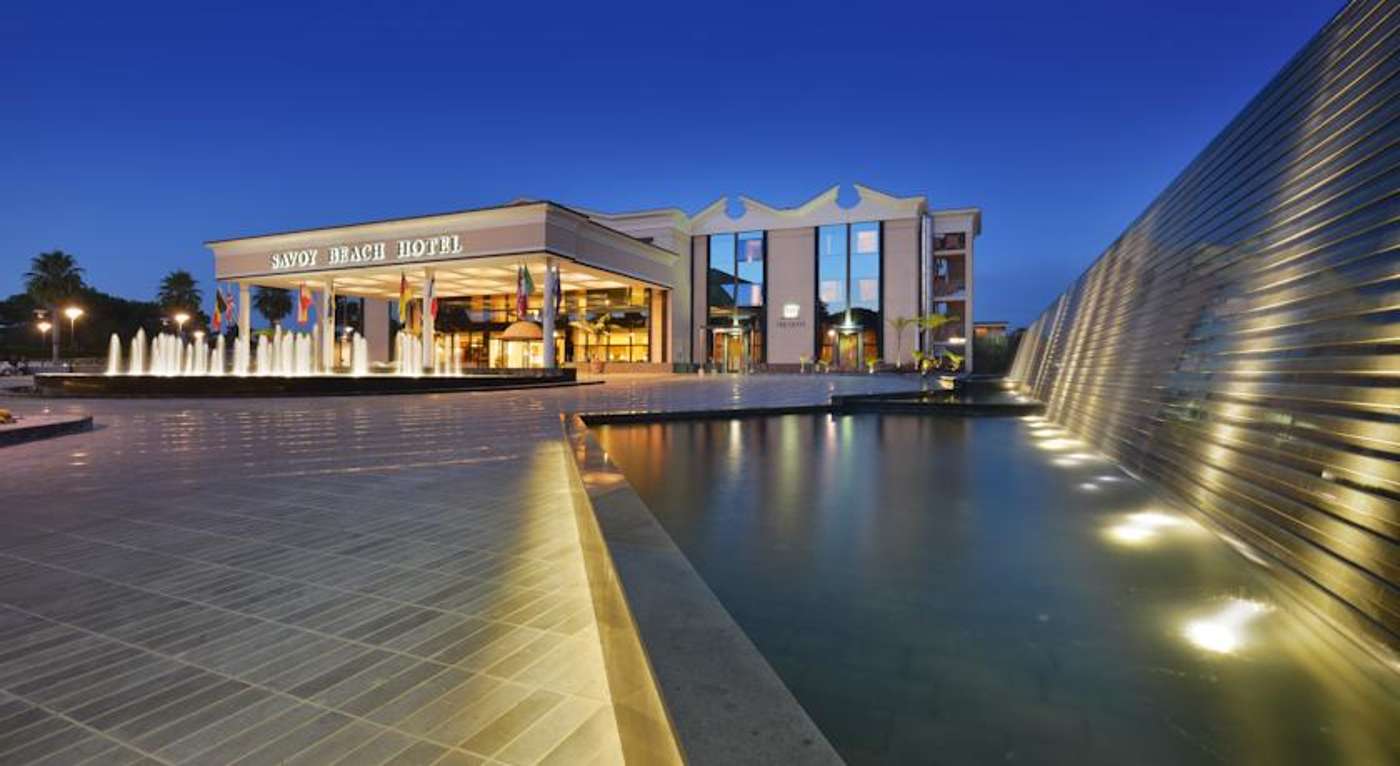 Savoy Beach in Neapolitan Riviera, Italy