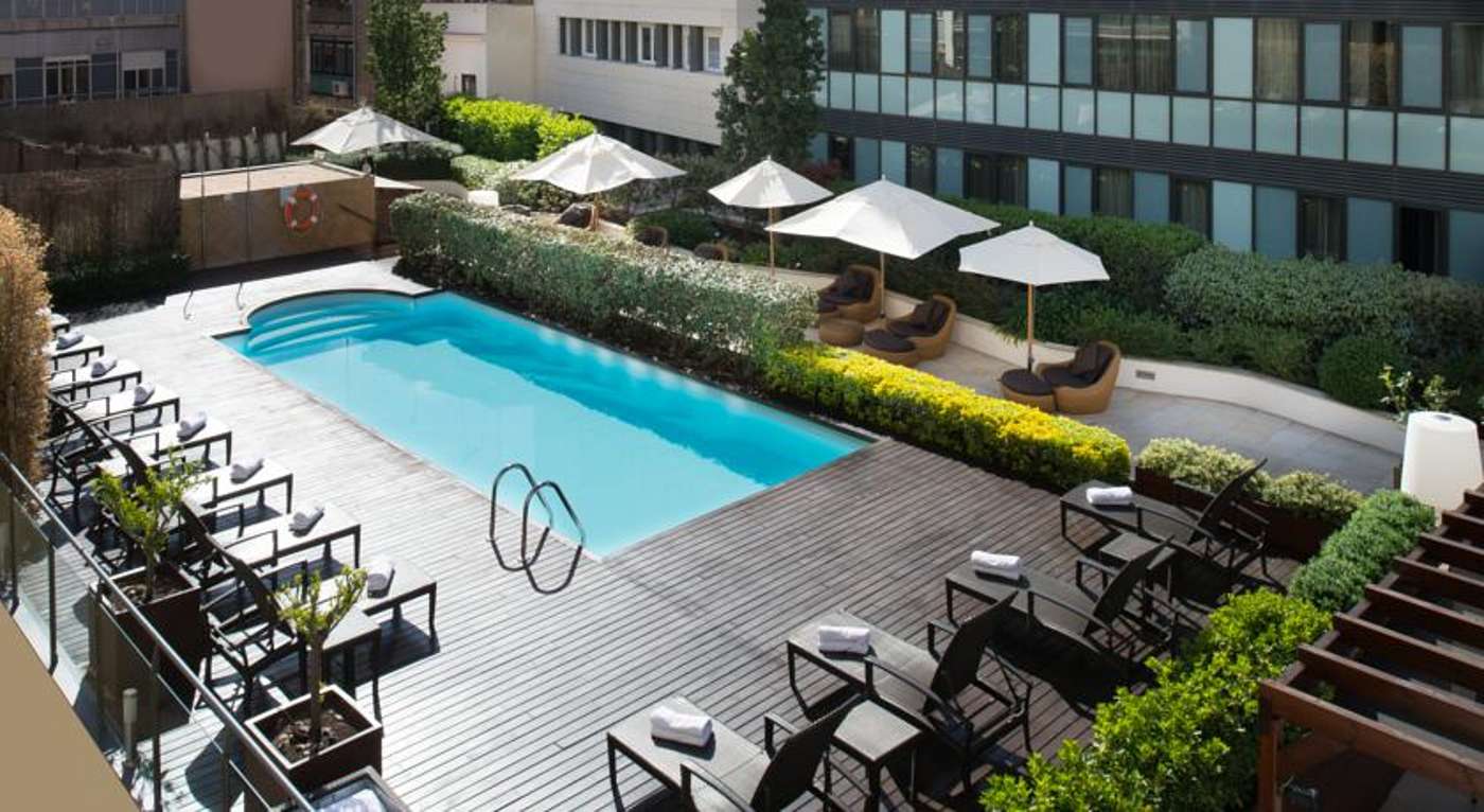 Catalonia Ramblas in Barcelona, Spain