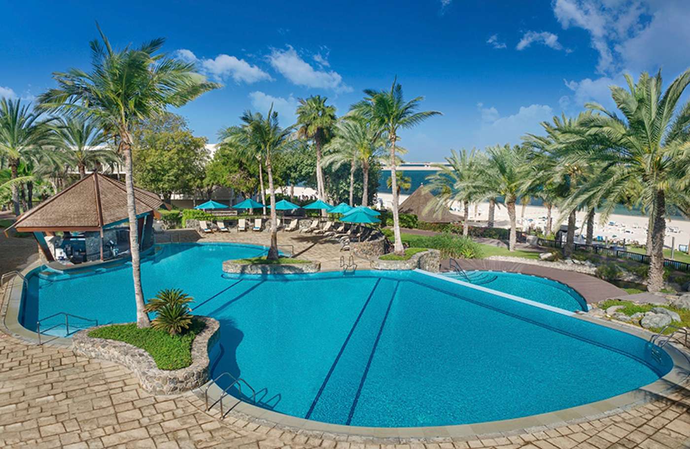 Palm Tree Court in Dubai, Tenerife, United Arab Emirates