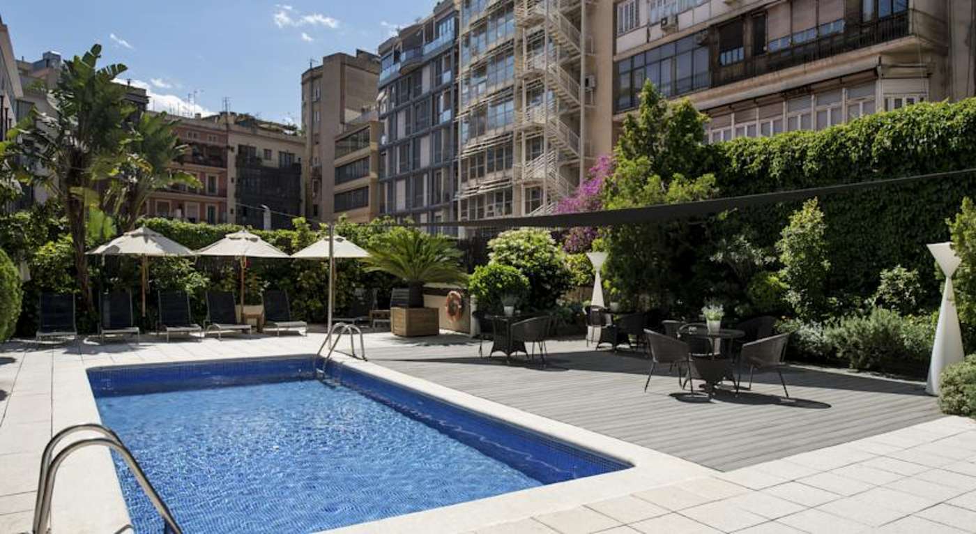 Catalonia Plaza Cataluña in Barcelona, Spain