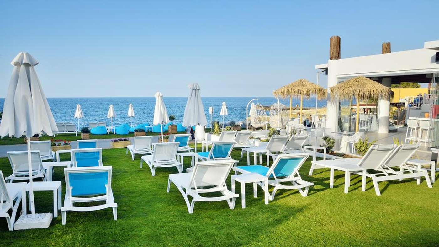 Golden Beach in Crete, Greece