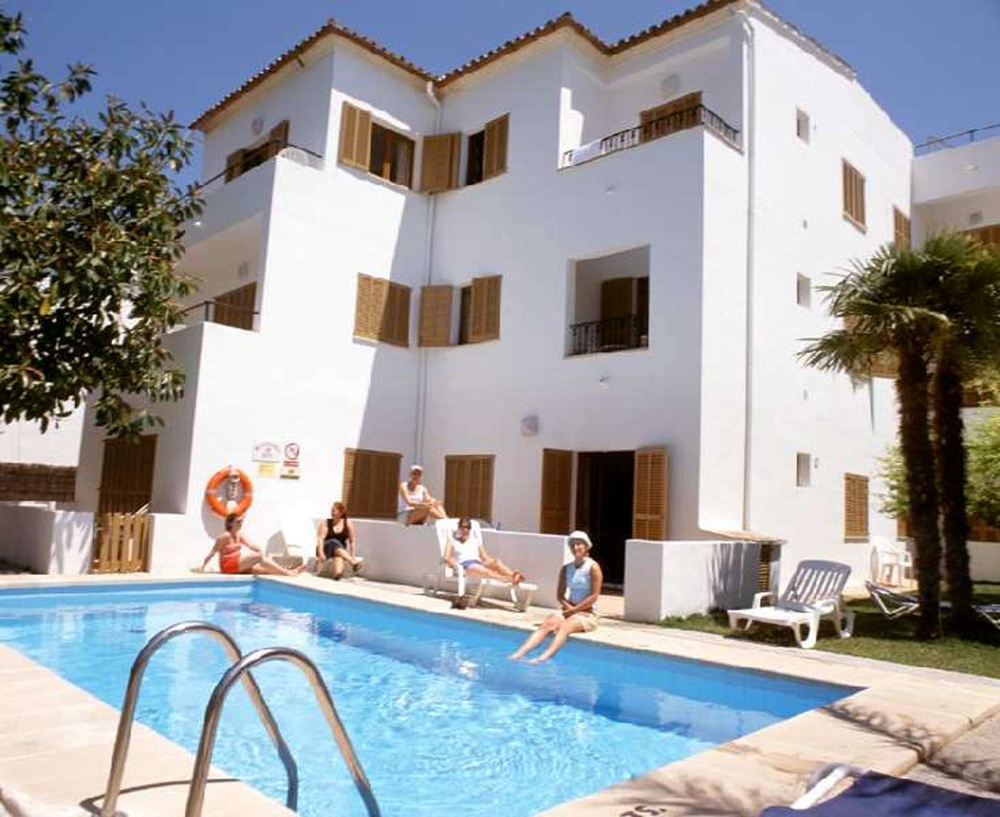 Panorama Golden Beach in Balearics, Majorca, Spain