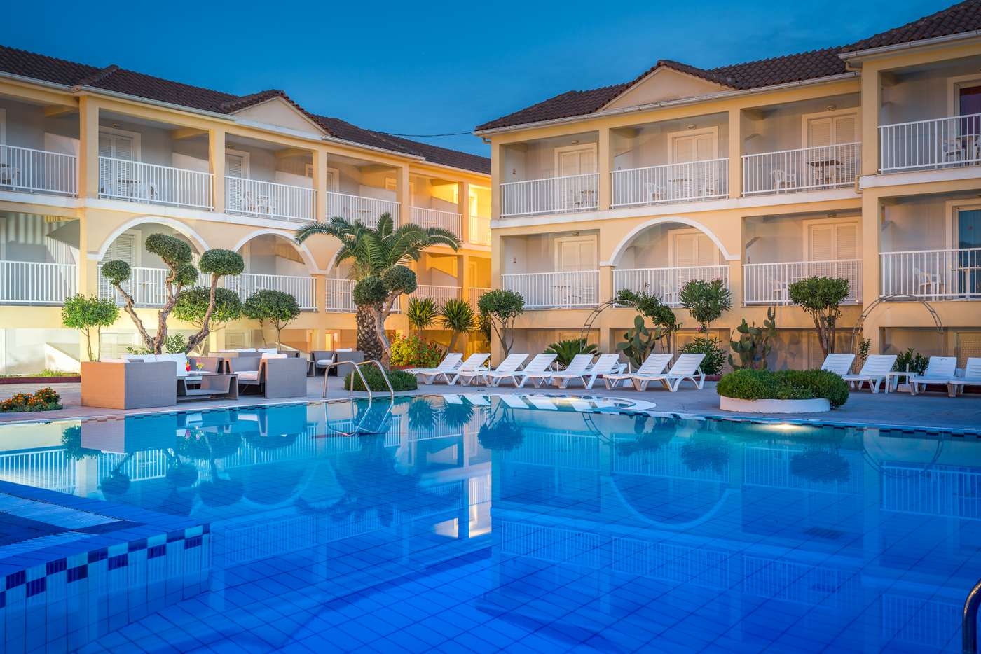 Filoxenia Aparthotel in Zante, Greece