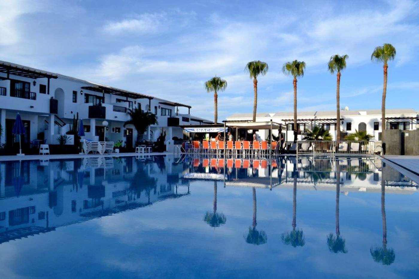 Plaza Azul in Canaries, Lanzarote, Spain