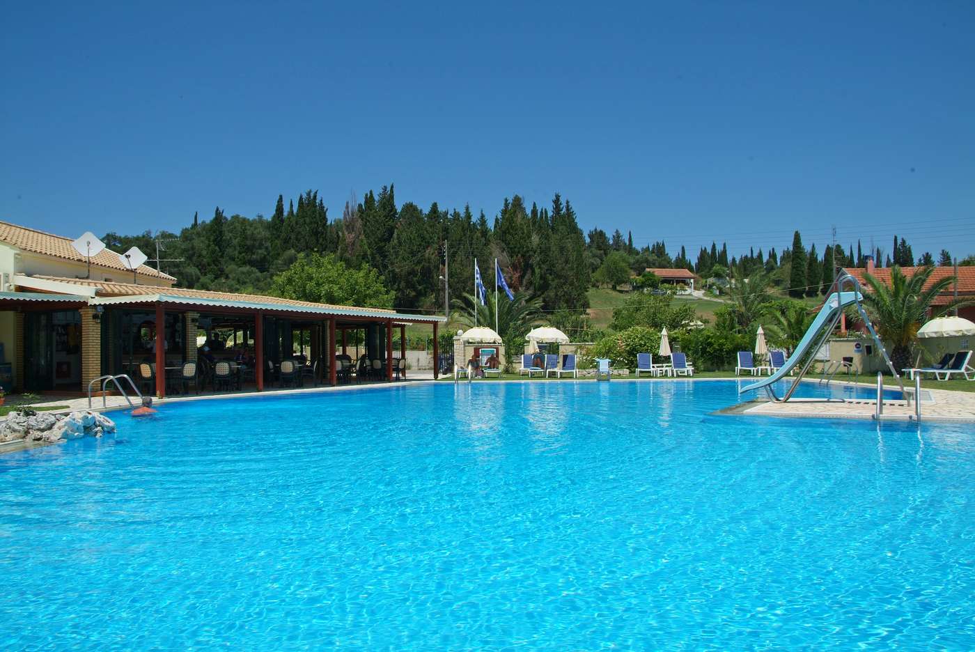 Ostria in Corfu, Greece