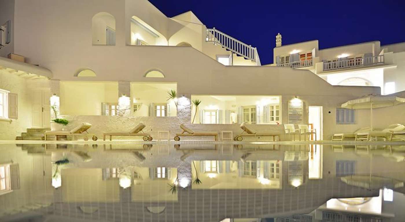 Petinos Beach in Mykonos, Greece