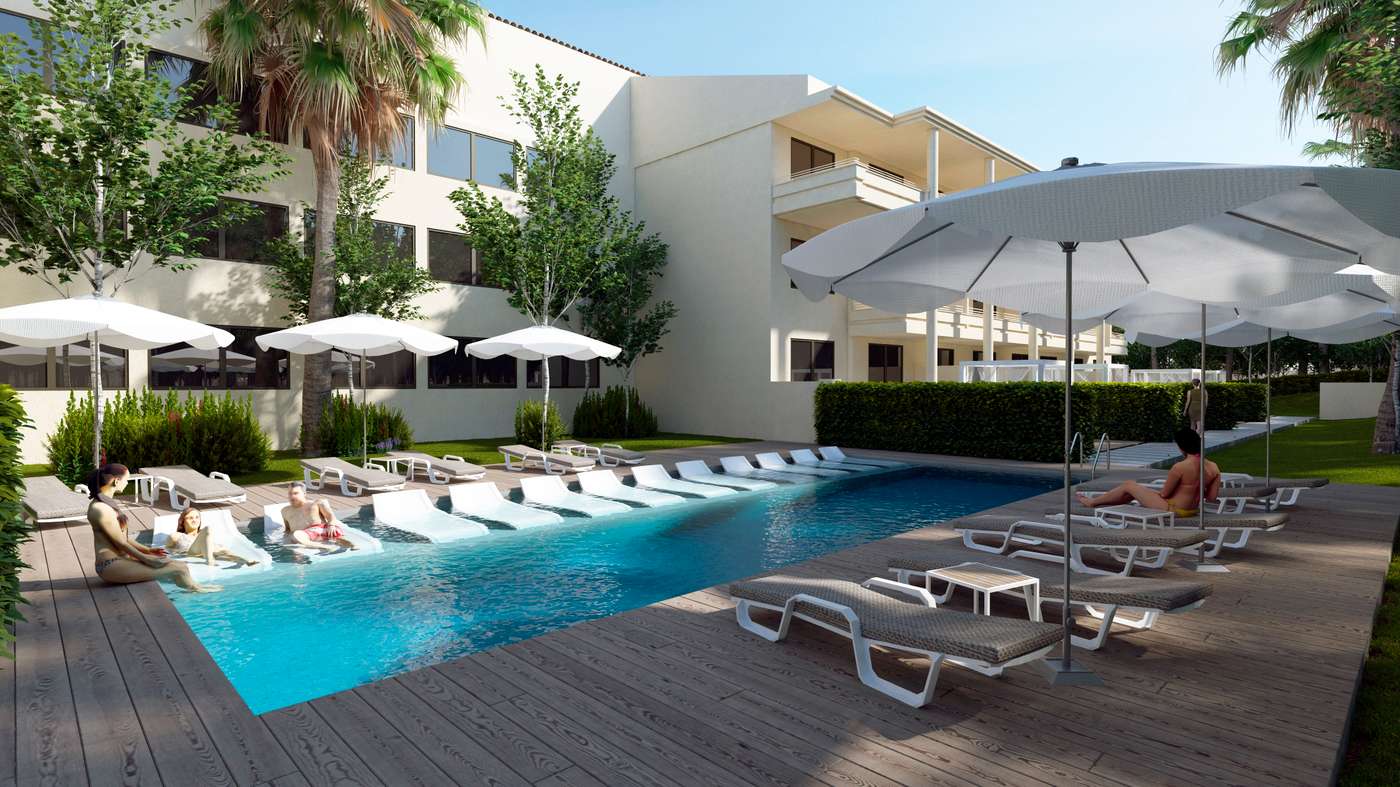 Aparthotel Bahia De Pollensa in Balearics, Majorca, Spain