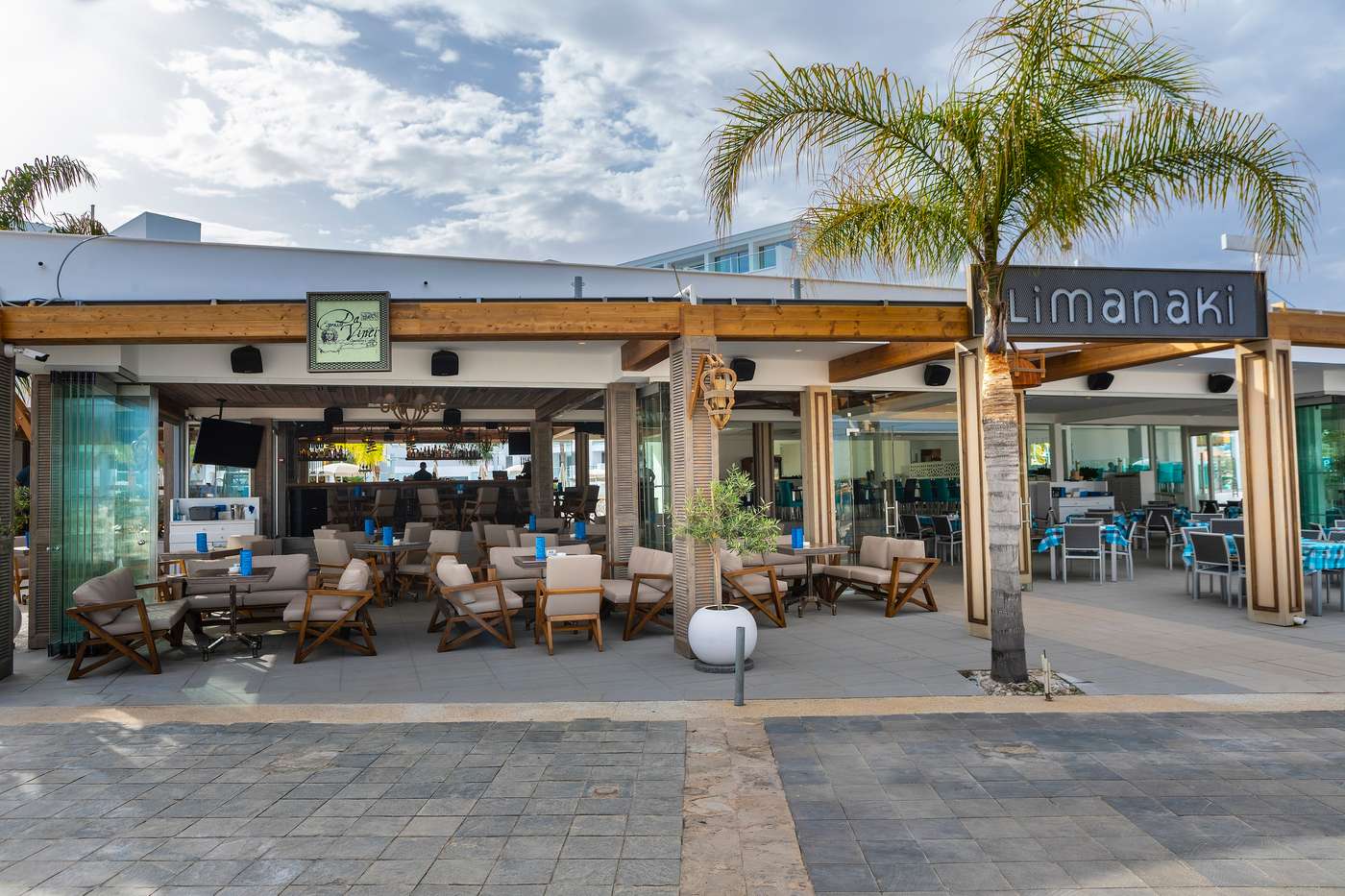 Limanaki Beach in Larnaca, Cyprus