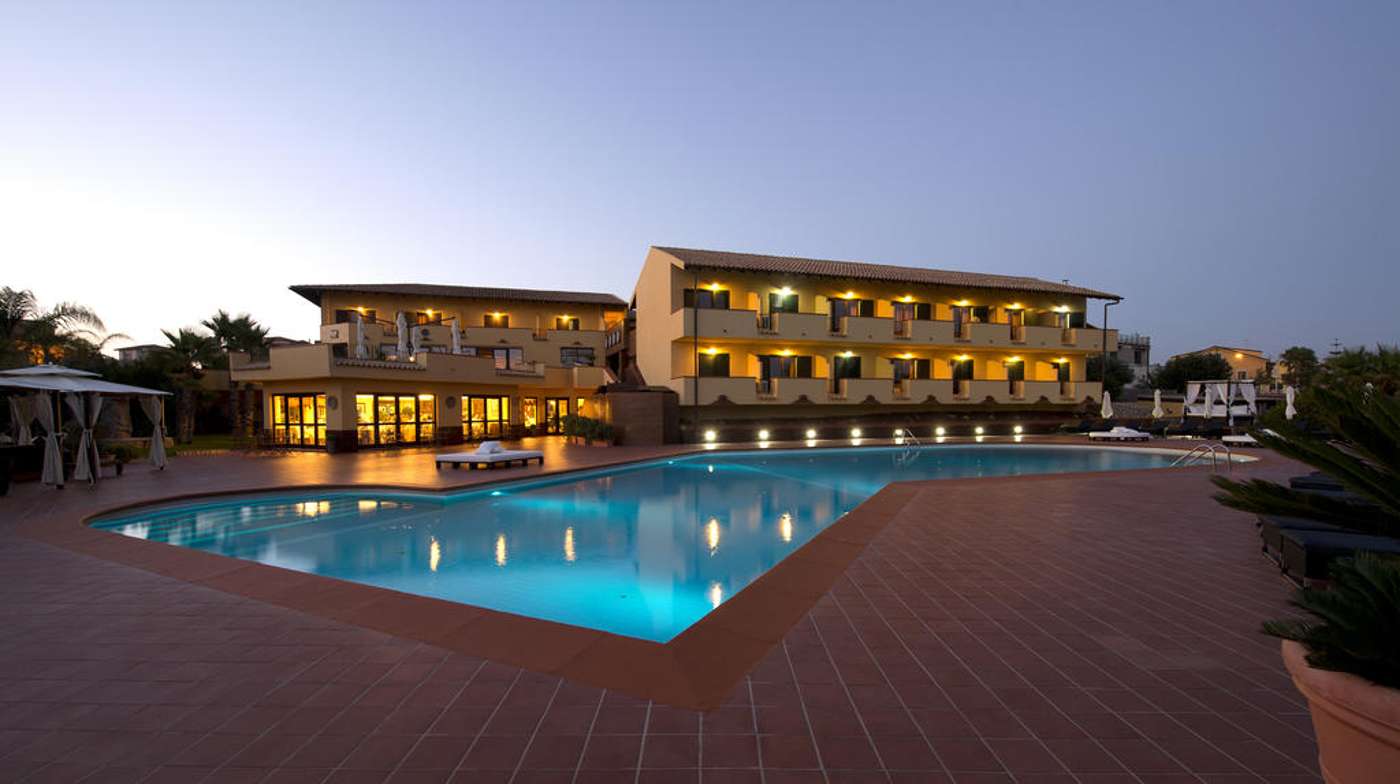 Baia di Ulisse in Sicily, Italy