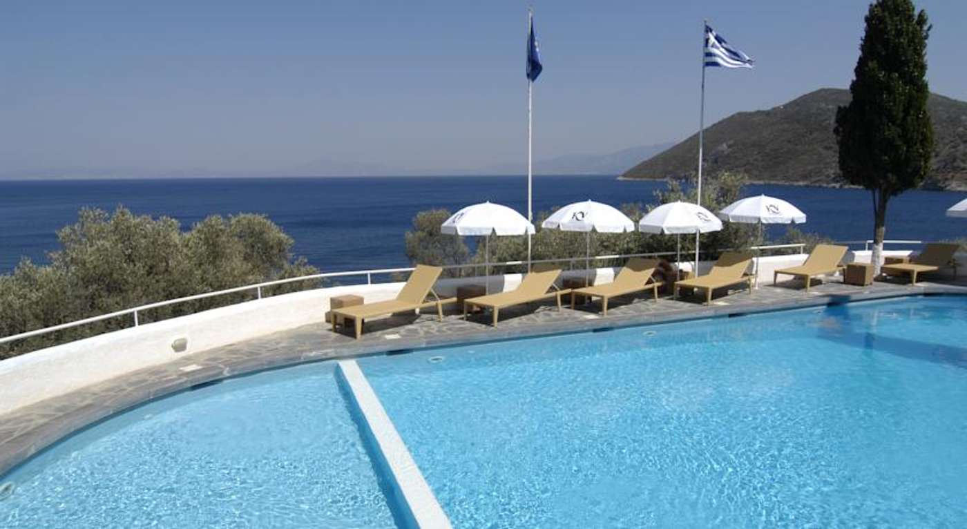 Kerveli Village in Samos, Greece