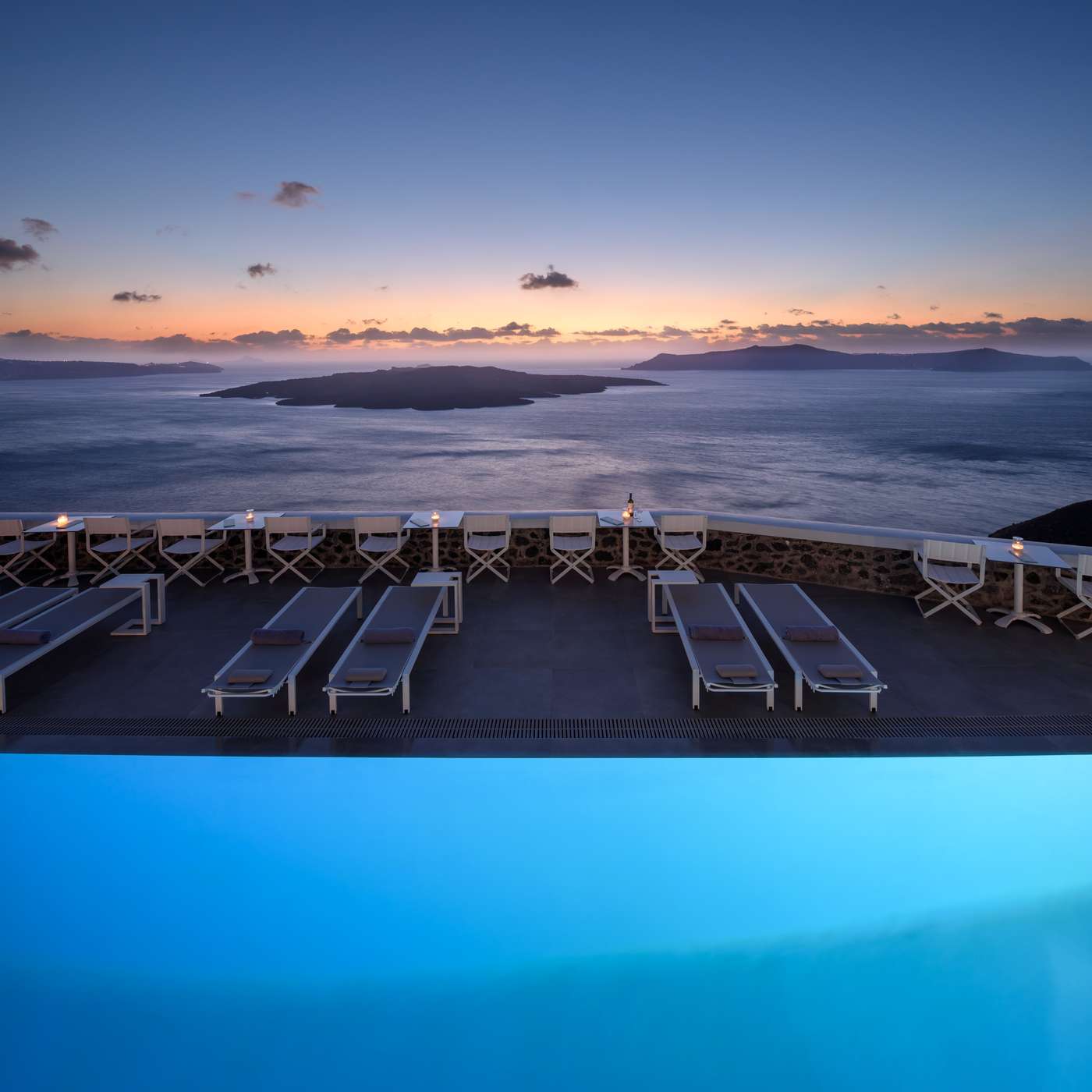 Panorama Hotel and Suites in Fira of Santorini island