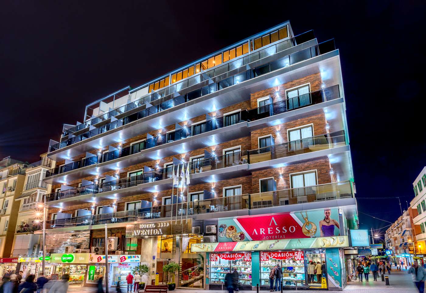 Avenida in Costa Blanca, Spain