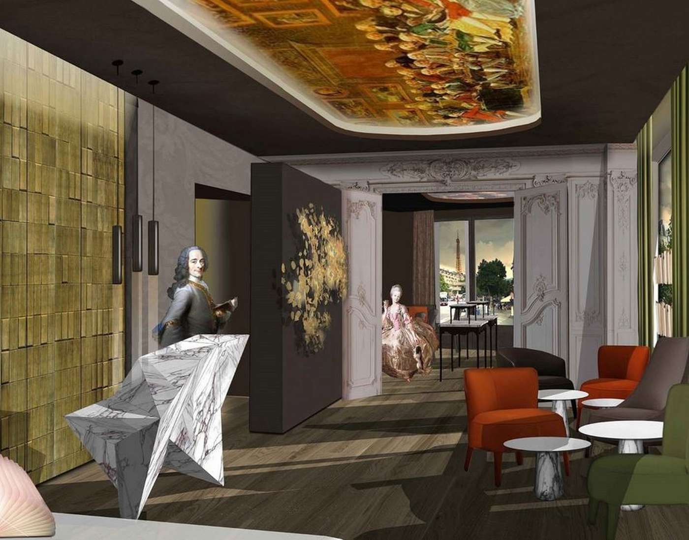 Hotel La Comtesse-France-PARIS-Lobby-3