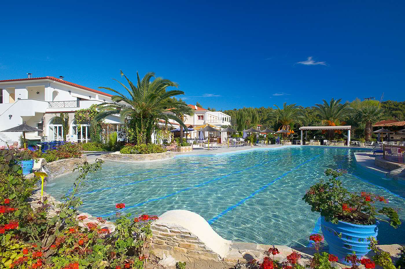 Chrousso Village in Halkidiki, Greece