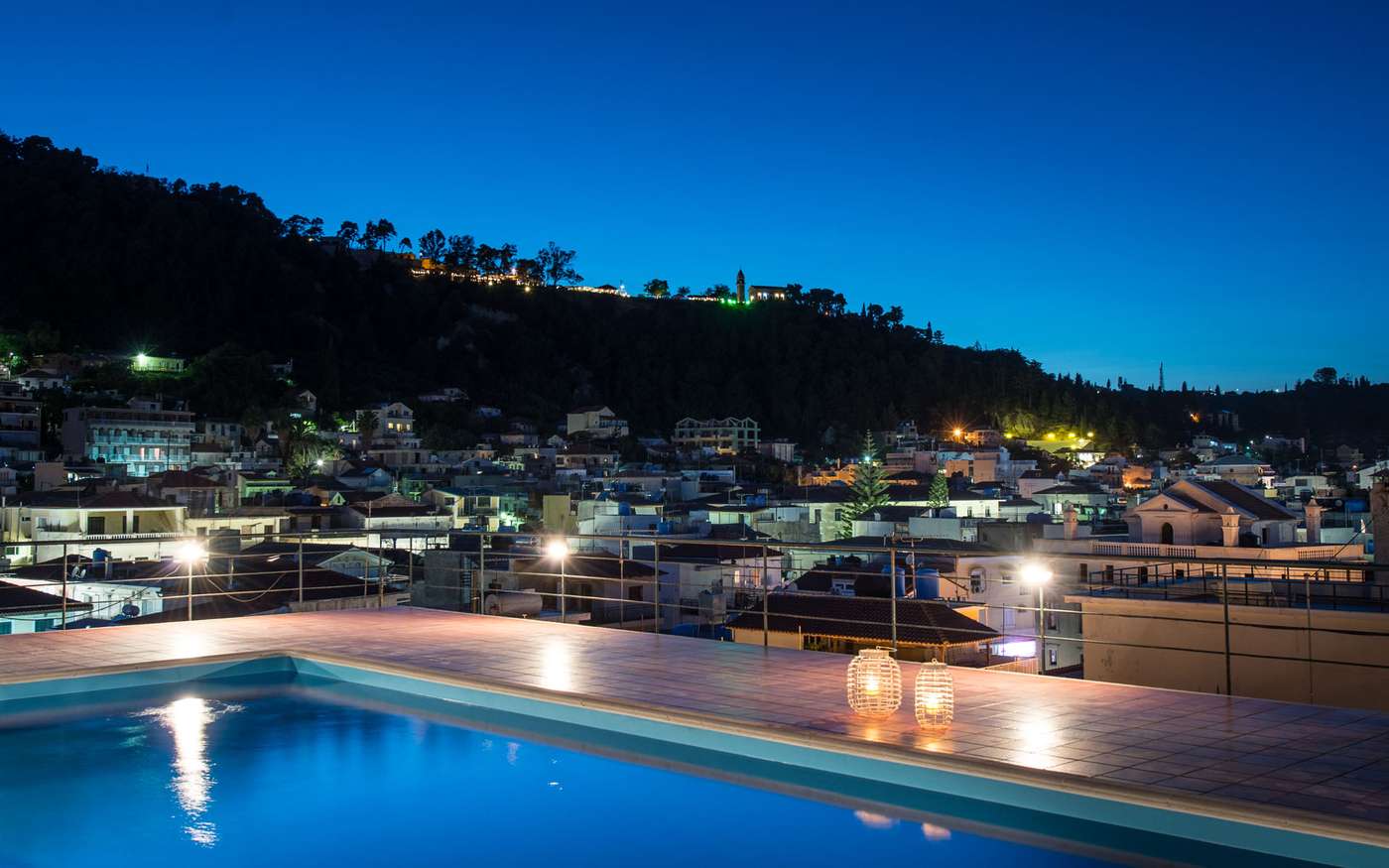 Strada Marina in Zante, Greece