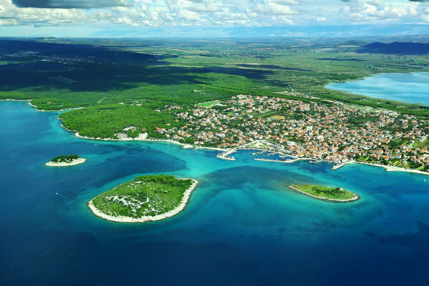 Pine Beach Pakostane in Split-Dalmatia, Croatia