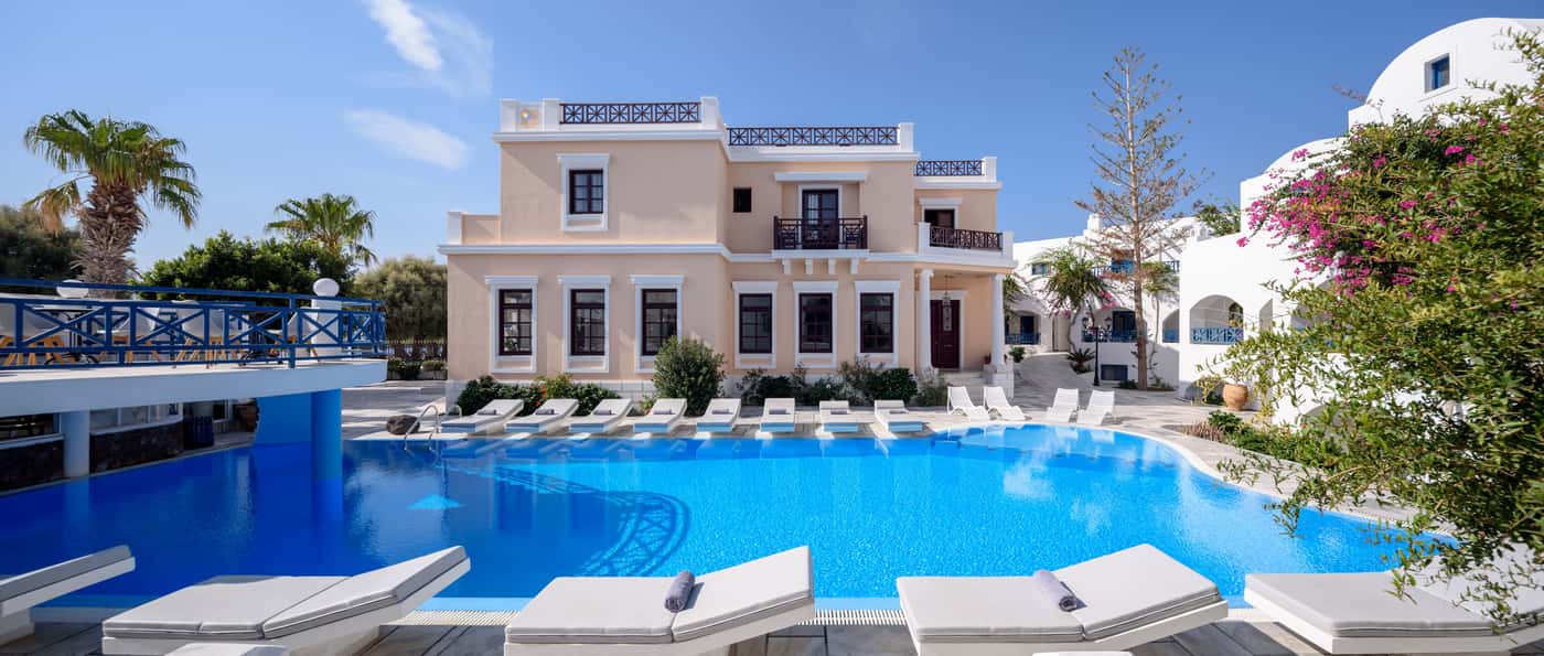 Veggera Hotel on Santorini island