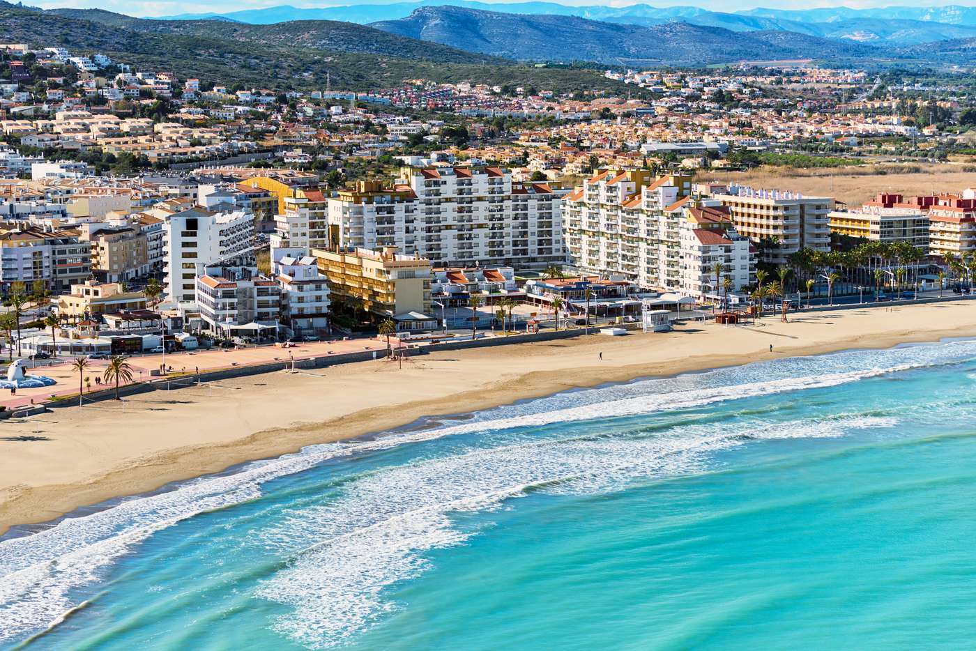 Beach in Costa Del Azahar, Spain