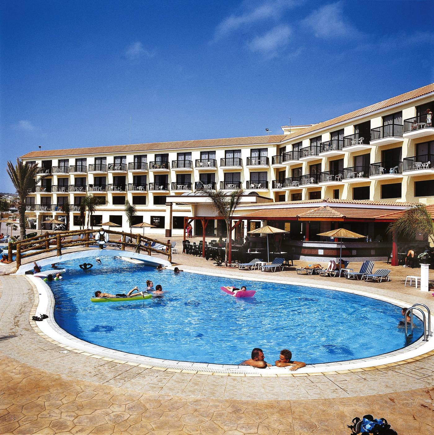 Anmaria Beach in Larnaca, Cyprus