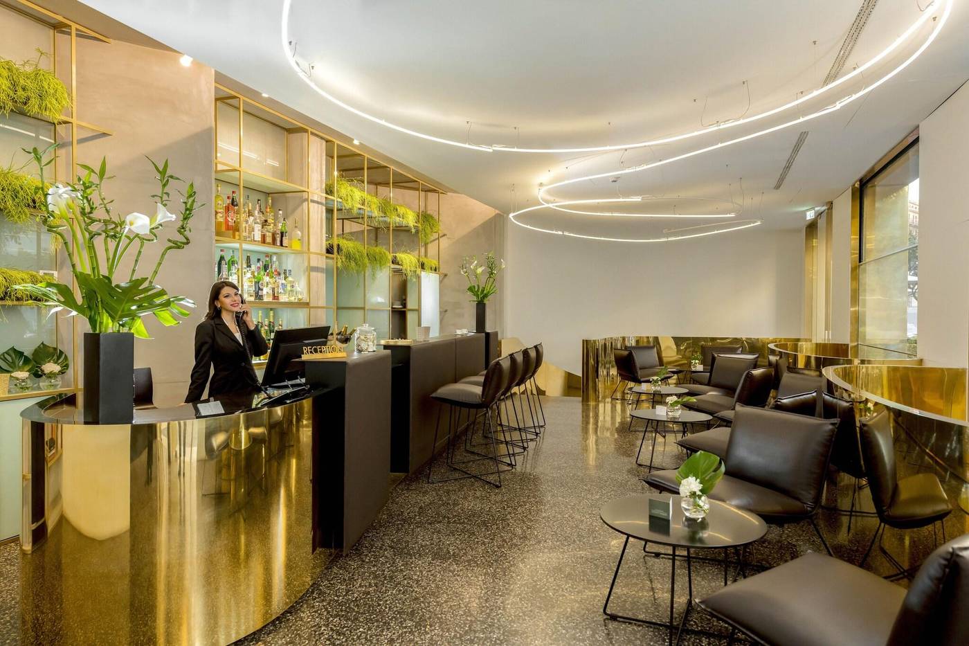 Hotel Royal Bissolati-Italy-Rome-Lobby-7