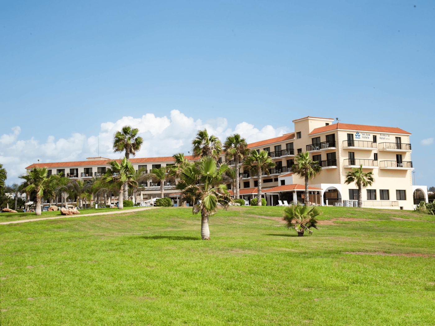 Anmaria Beach in Larnaca, Cyprus