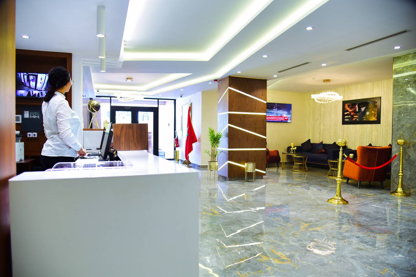 Hotel Miranda-Morocco-TANGER-Lobby-10