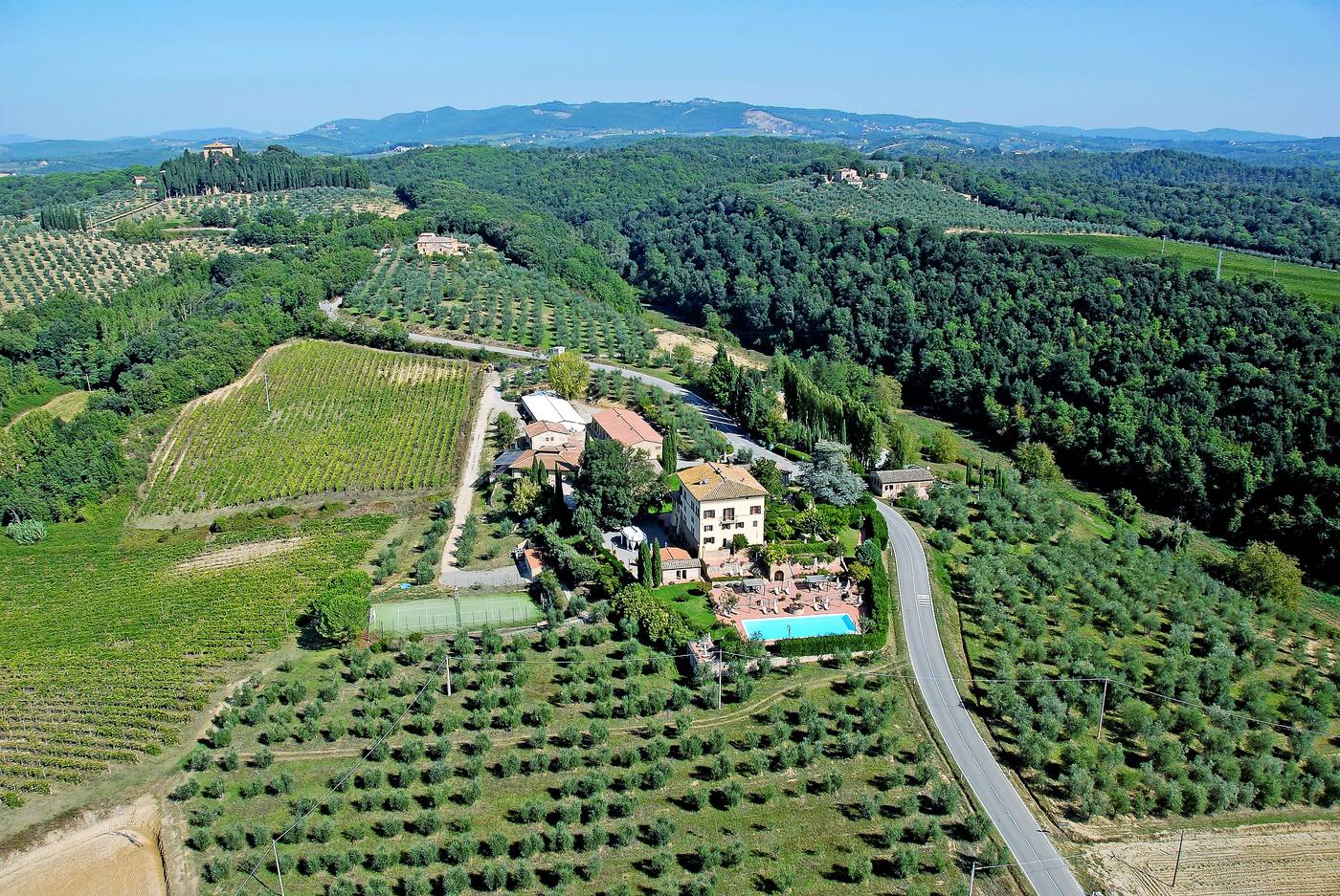 Villa Curina Resort-Italy-CASTELNUOVO BERARDENGA -General view-1