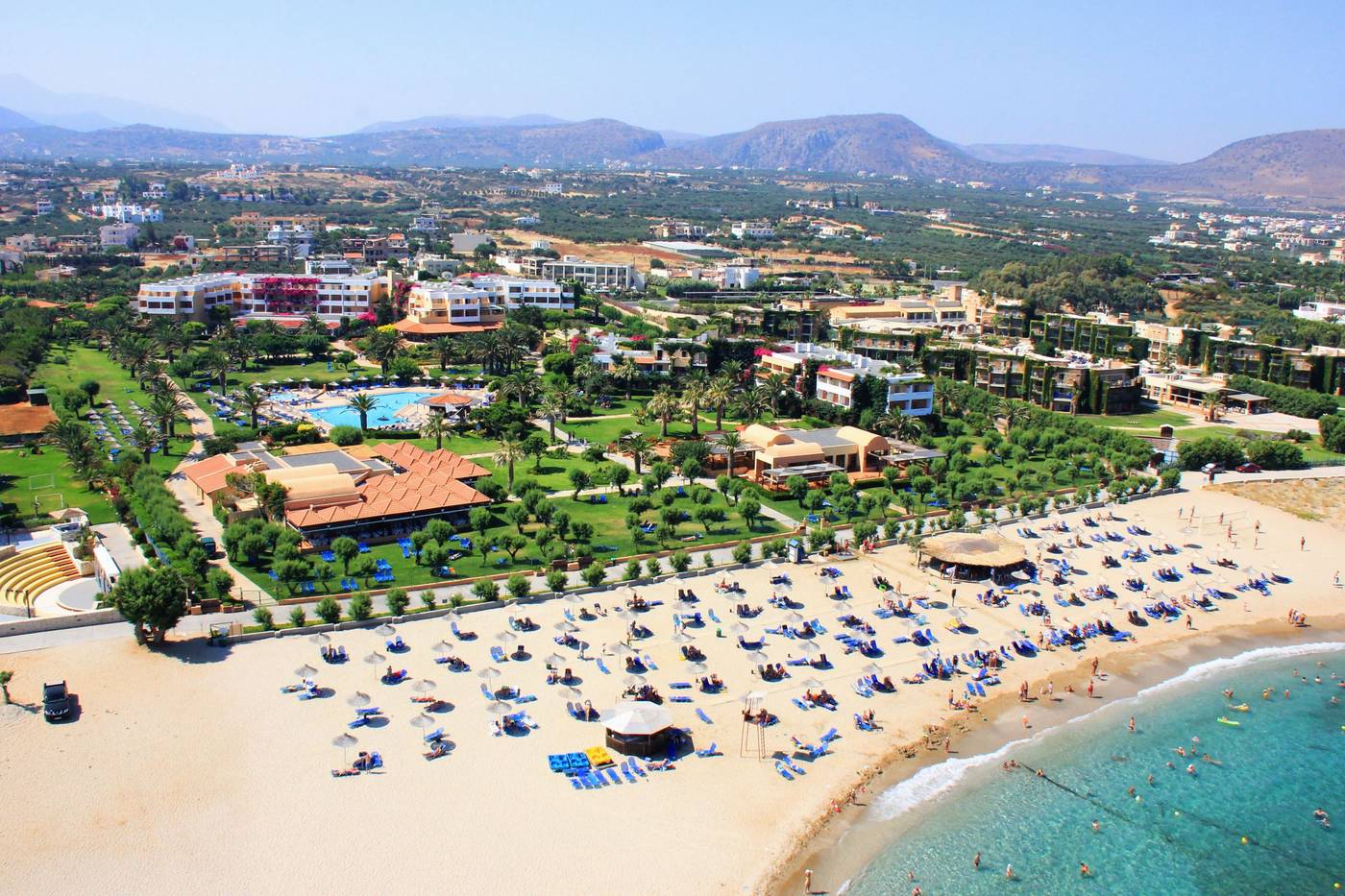 Anissa Beach and Village in Crete, Greece