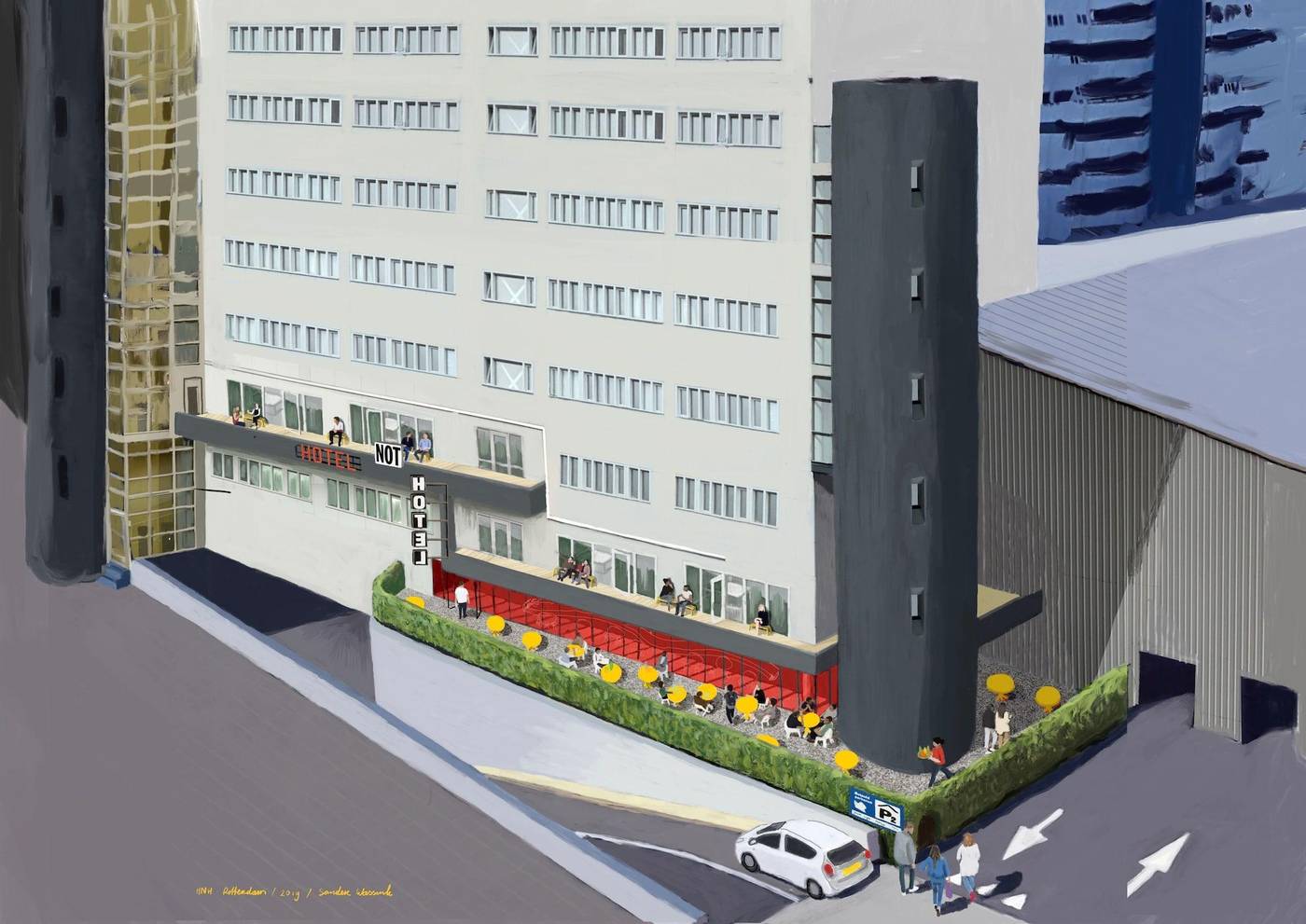 Hotel Not Hotel Rotterdam-Netherlands-Rotterdam-General view-2