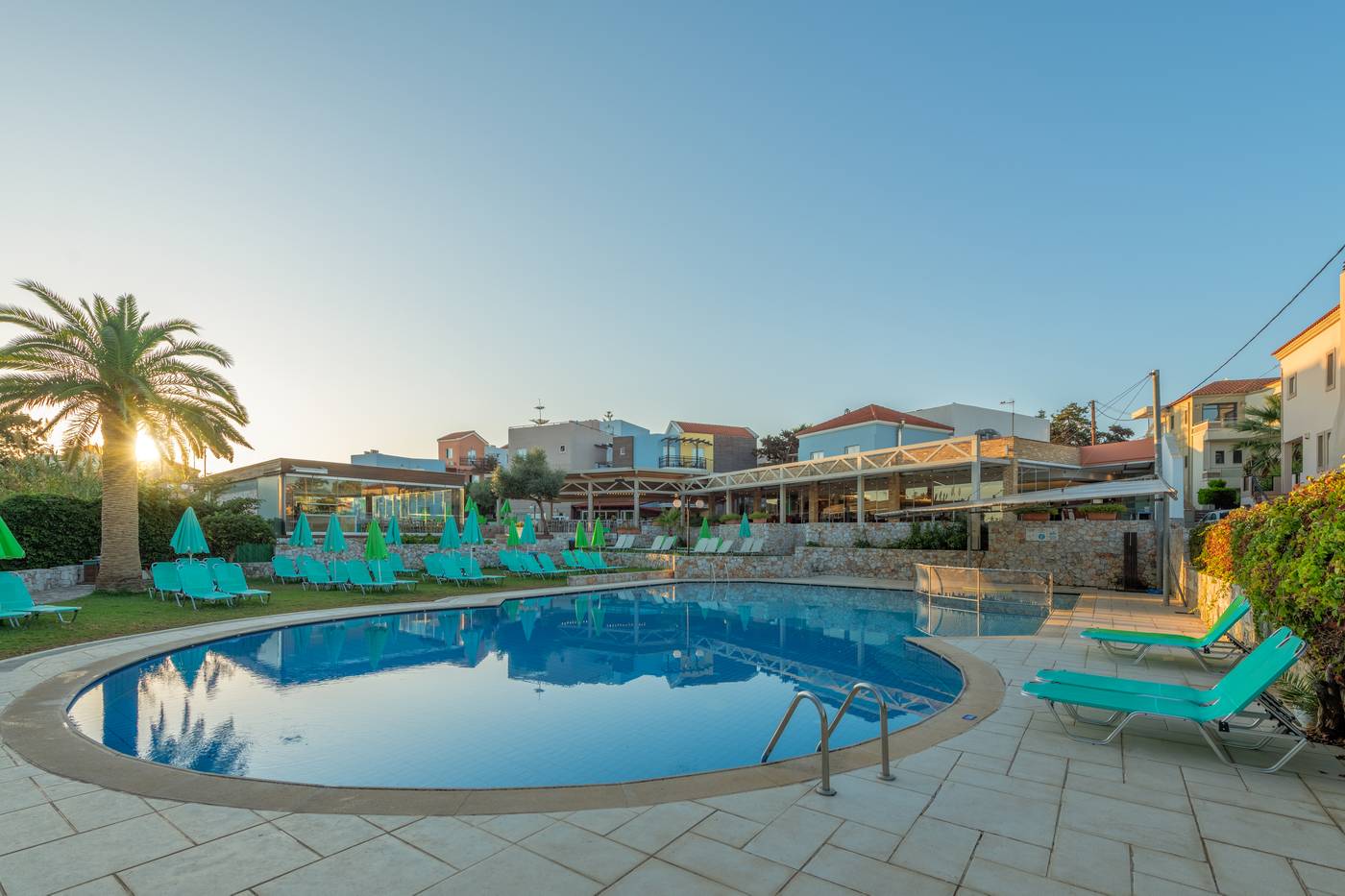 Iolida Village Waterpark Hotel - Agia Marina, Crete West - On The Beach