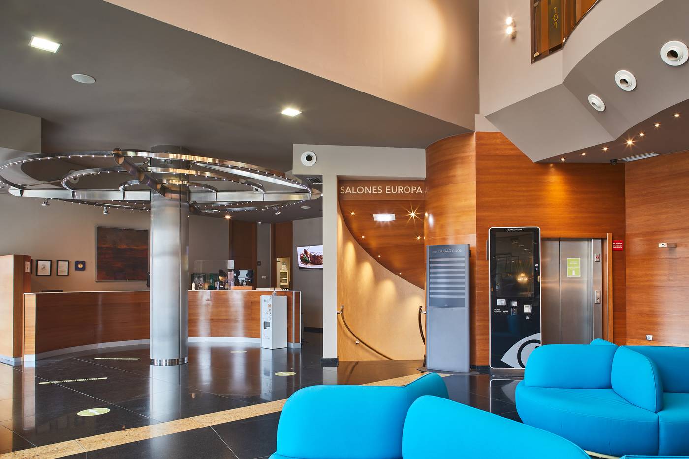 Silken Ciudad Gijon-Spain-GIJON-Lobby-3