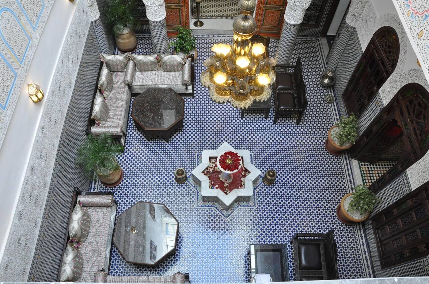 Riad Ghita Palace-Morocco-Fes-Lobby-6