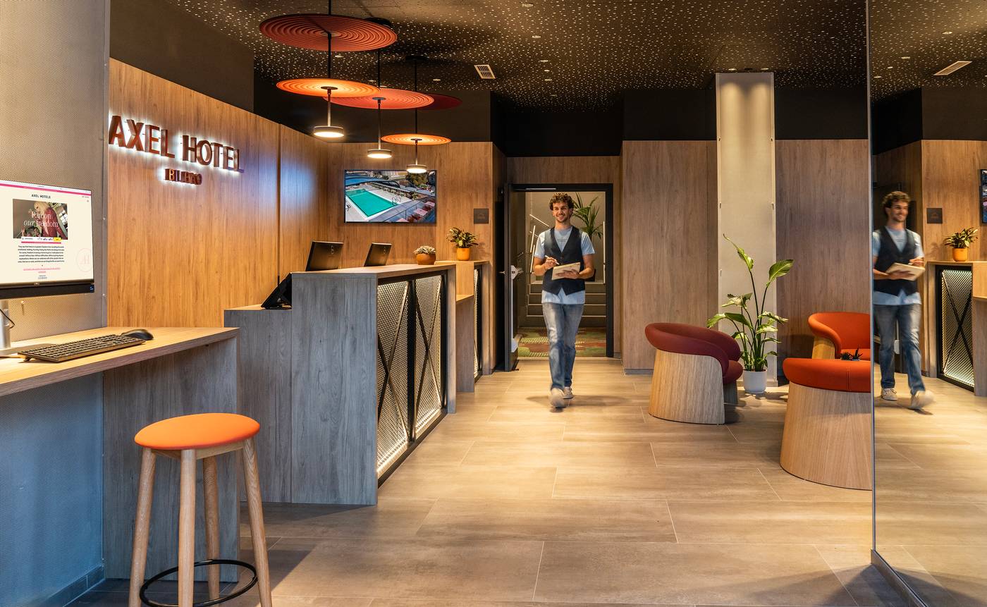 Axel Hotel Bilbao Adults Only-Spain-Bilbao-Lobby-5