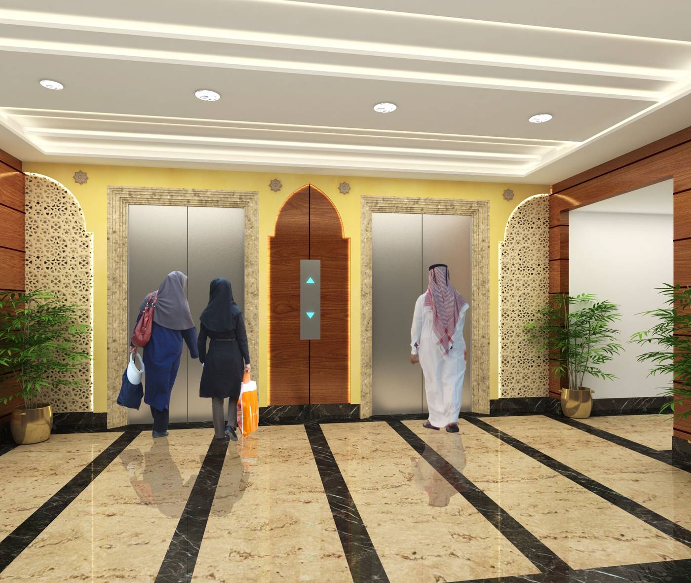 Ezdan Residences West Bay-Qatar-DOHA-Lobby-8