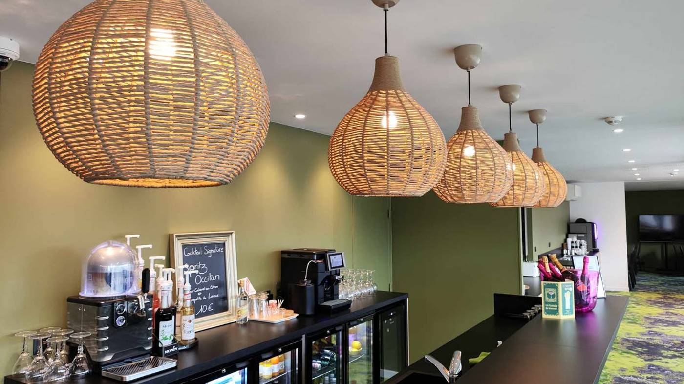 Hôtel Pont Rouge, Carcassonne-France-CARCASSONNE-Bar-10