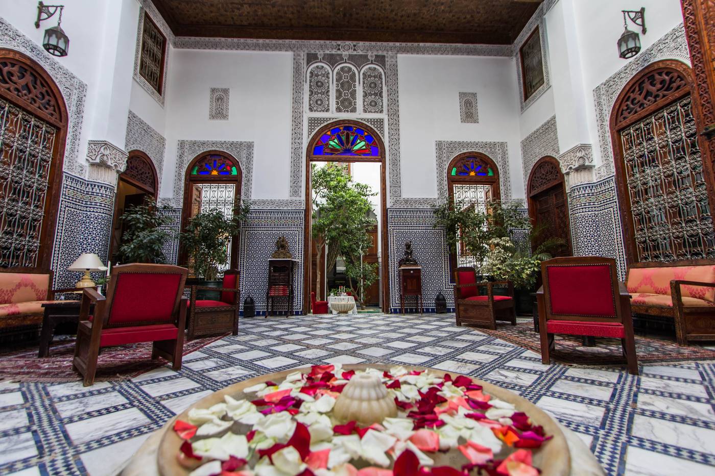 Dar Al Andalous - Riad-Morocco-FEZ-Lobby-10