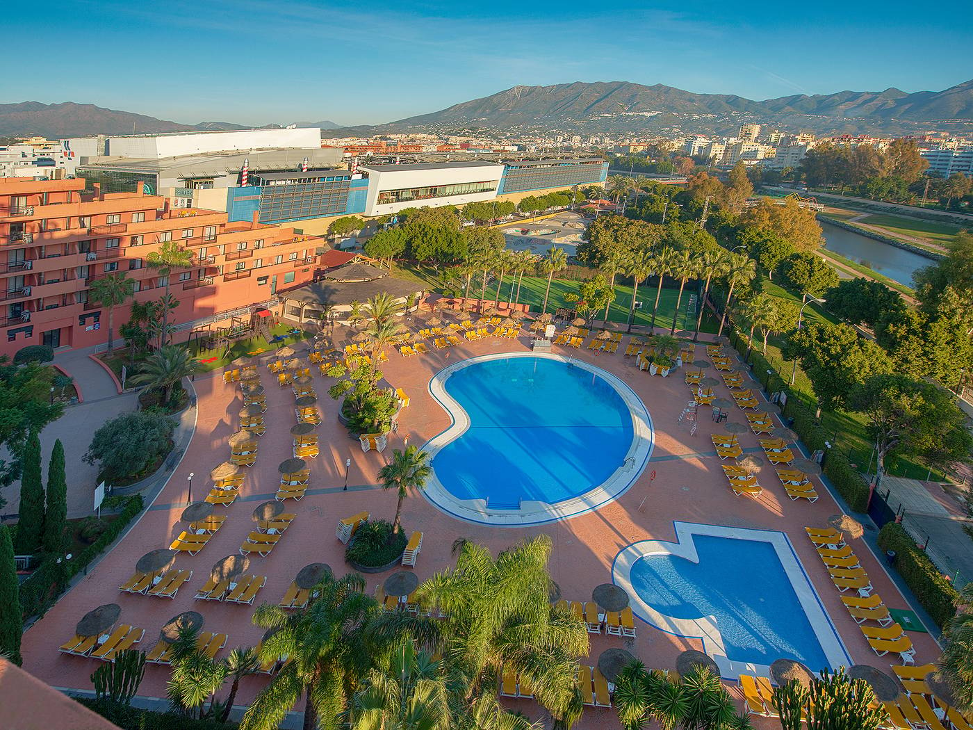 Fuengirola Beach in Costa del Sol, Spain