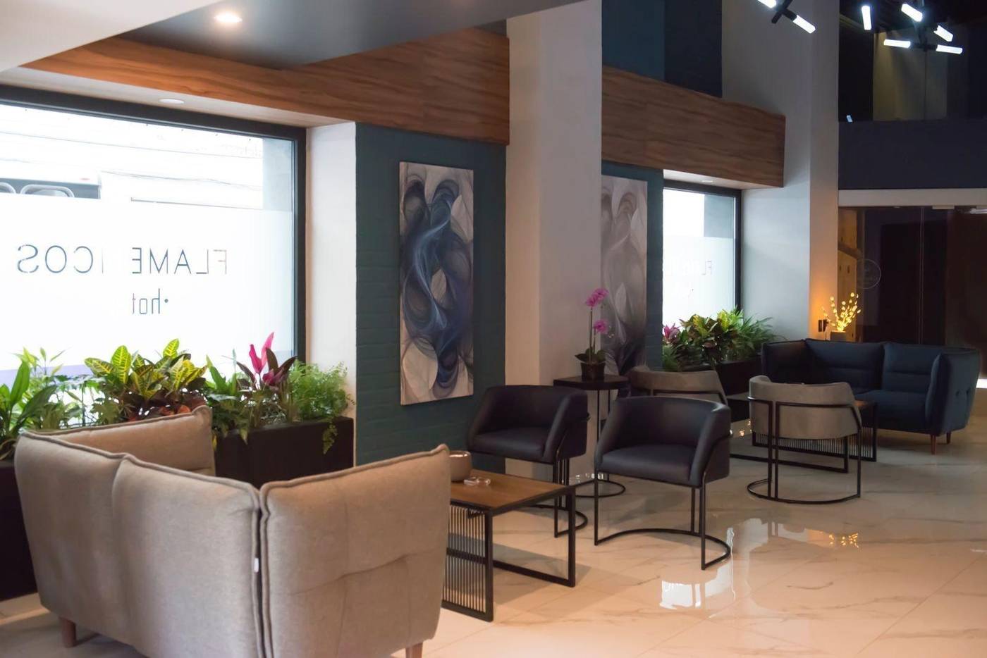 Hotel Flamencos-Mexico-Mexico City-Lobby-10