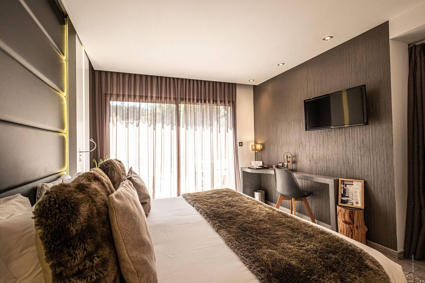 Hôtel Restaurant Le Parc Franck Putelat-France-Carcassonne-Room-3