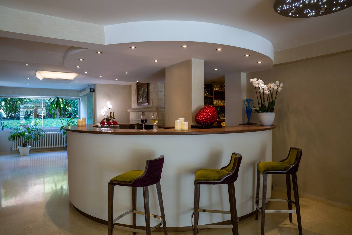 Hotel Grenoble Meylan Les 3 Roses-France-CORENC-Bar-6