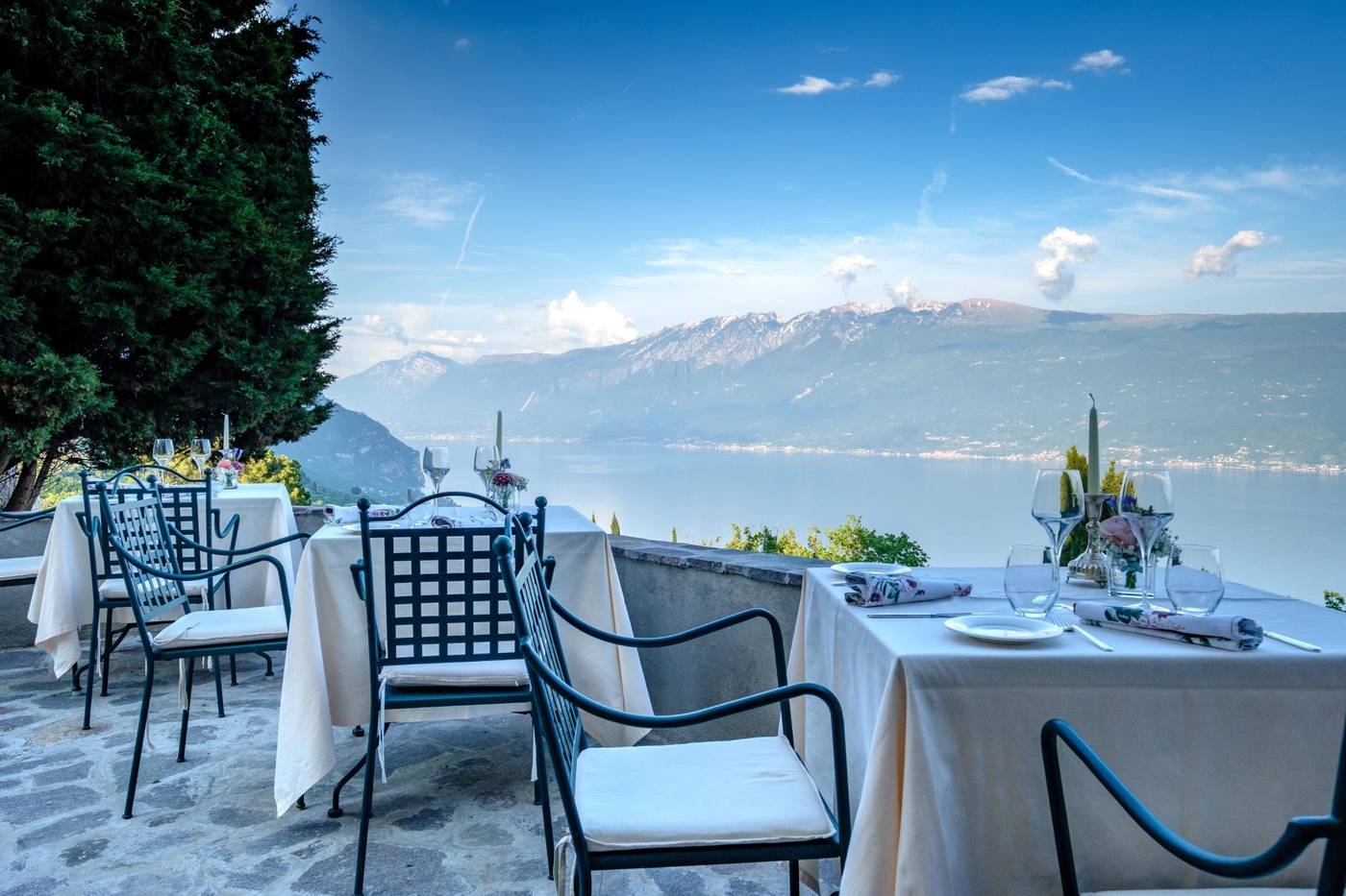 Boutique Hotel Villa Sostaga (Lake Garda)-Italy-Gargnano BS-Restaurant-1