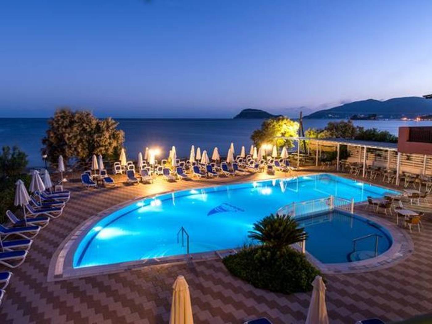 Hotel Mediterranean Beach in Zante, Greece