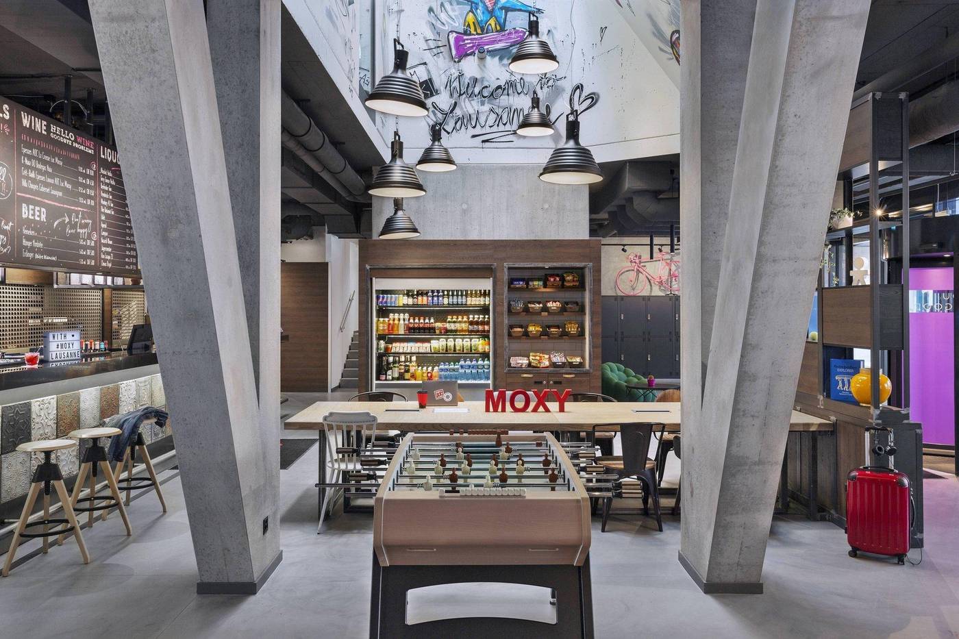 Moxy Lausanne City-Switzerland-Lausanne-Lobby-9