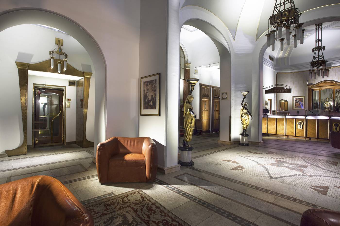 Hotel Paris Prague-Czech Republic-PRAGUE-Lobby-2