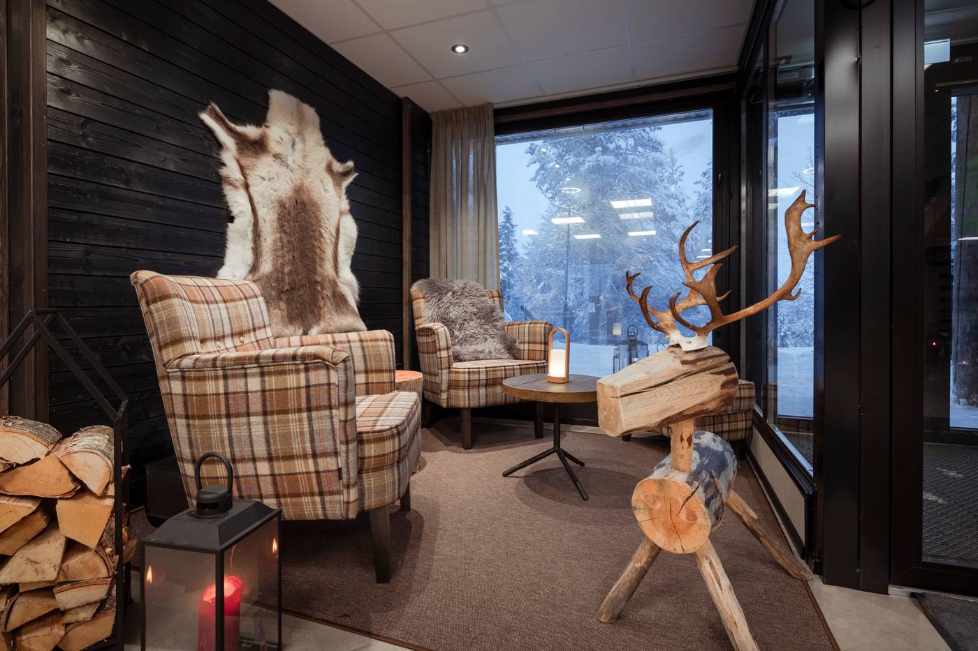 Lapland Hotels Sky Ounasvaara-Finland-ROVANIEMI-Lobby-5